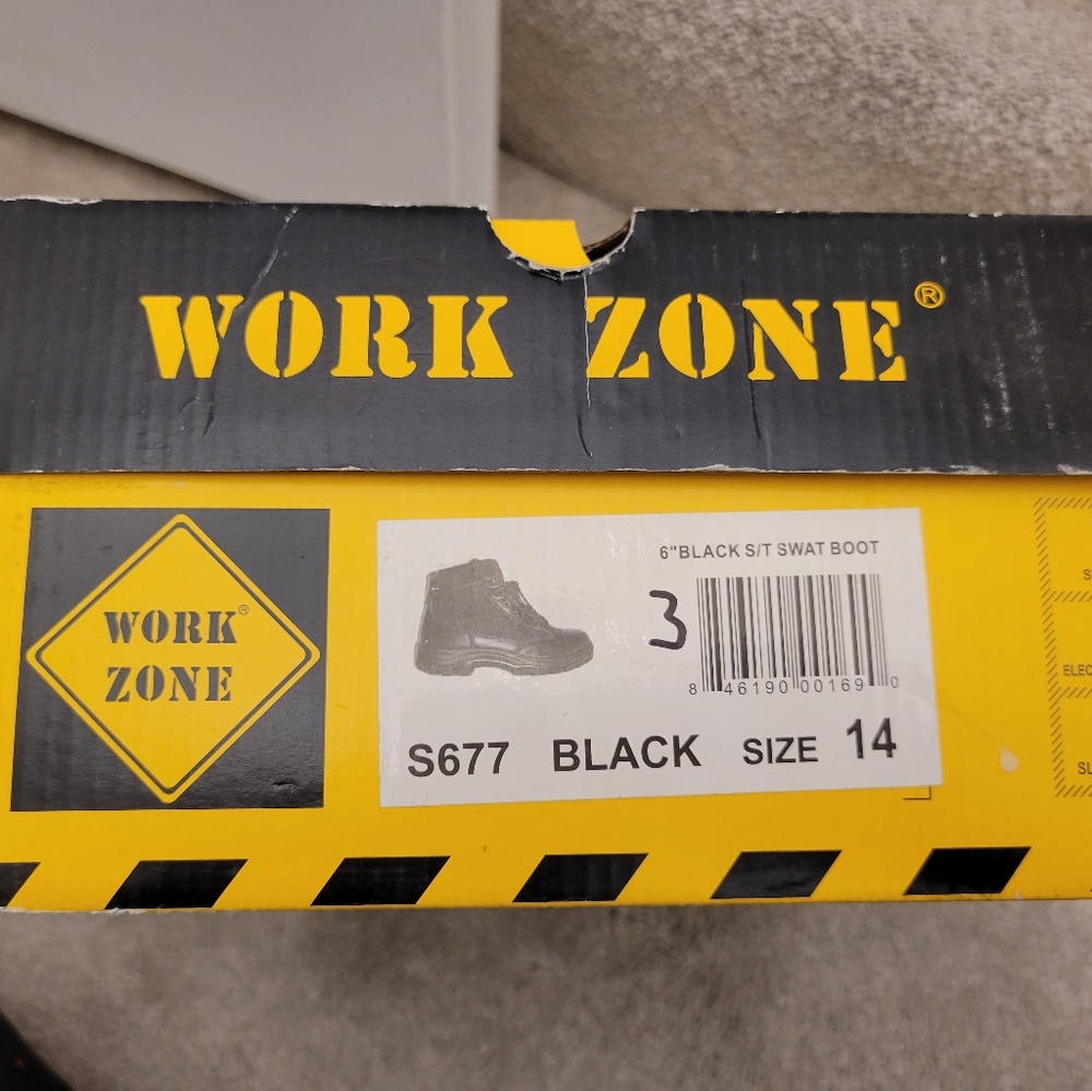 Workzone Men Boots View 2